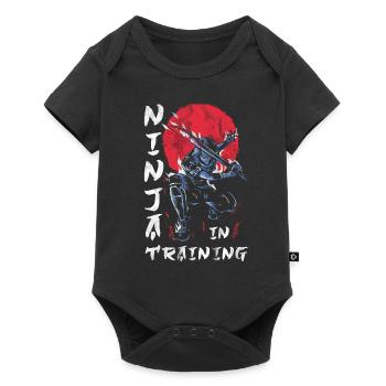 Ninja - Body à manches courtes Premium Bébé - noir - Devant
