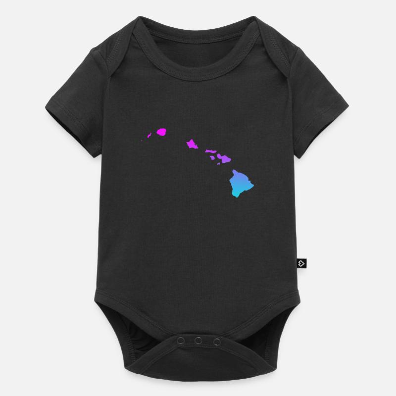 Hawaï - Body à manches courtes Premium Bébé - noir