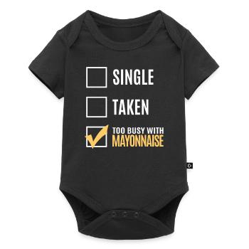 Love, The Mayonnaise Gift Eats - Baby Premium short-sleeve bodysuit - black - Front