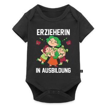 Azubi Kindergärtner Erzieher - Baby Premium Kurzarmbody - Schwarz - Vorne