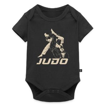 Judo Hobby Judoka Arts Martiaux Arts Martiaux Arts Martiaux - Body à manches courtes Premium Bébé - noir - Devant