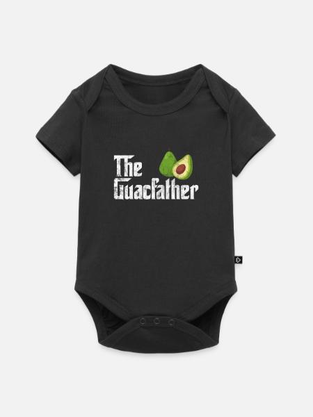 Vater Guacamole - Baby Premium Kurzarmbody - Schwarz