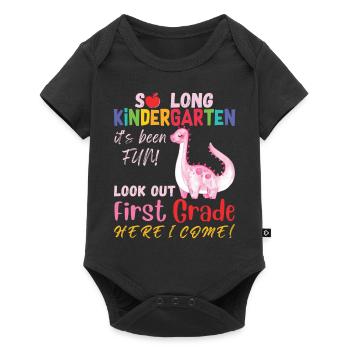 Si longtemps maternelle c’était amusant, regardez dehors 1er - Body à manches courtes Premium Bébé - noir - Devant