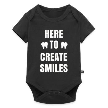 Dentist Toothpaste Toothbrush Kiefer Doc Dentist - Baby Premium short-sleeve bodysuit - black - Front
