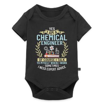 Chemical Engineer Chemical Engineering Science - Baby Premium short-sleeve bodysuit - black - Front