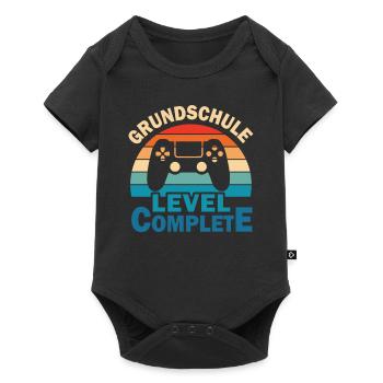 Erstklässler 1. Klasse Einschulung Junge Geschenk - Baby Premium Kurzarmbody - Schwarz - Vorne