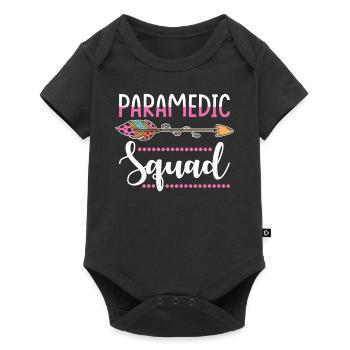 Escouade paramédicale femmes - Body à manches courtes Premium Bébé - noir - Devant