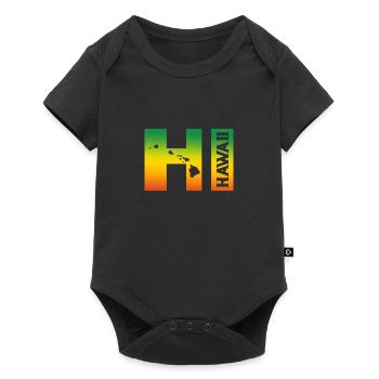 Hawaï - Body à manches courtes Premium Bébé - noir - Devant
