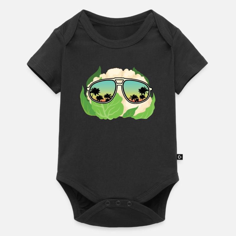 Lunettes de soleil au chou-fleur - Body à manches courtes Premium Bébé - noir