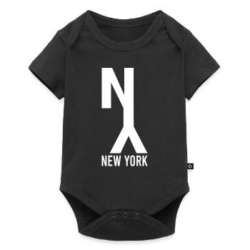 New York - Body à manches courtes Premium Bébé - noir - Devant