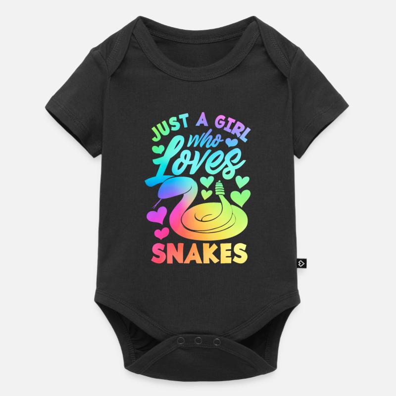 Serpent Serpent Serpent - Body à manches courtes Premium Bébé - noir