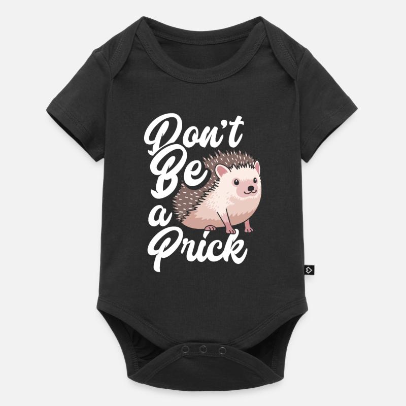 Igel Igel Igel - Baby Premium Kurzarmbody - Schwarz