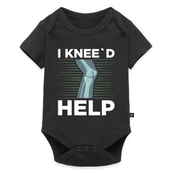 I Knee'd Help Surgery Knee Replacement Recovery - Baby Premium short-sleeve bodysuit - black - Front