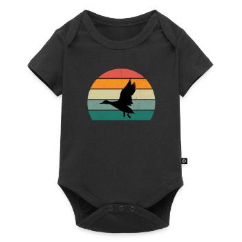 Ducks Swimming Fly Waddle Rubber Duck Duck - Baby Premium short-sleeve bodysuit - black - Front