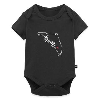 Floride Usa Miami America Cadeau de voyage de vacances - Body à manches courtes Premium Bébé - noir - Devant