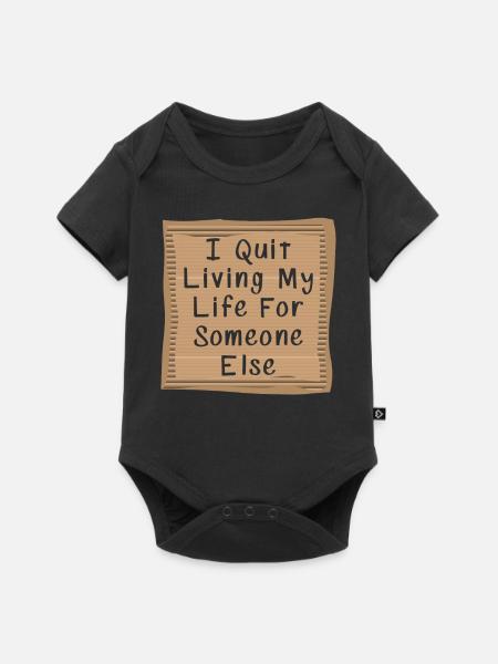 Inspiration - Baby Premium Kurzarmbody - Schwarz