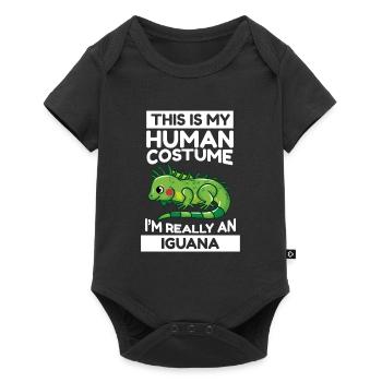 This Is My Human Costume I'm Really An Iguana - Baby Premium short-sleeve bodysuit - black - Front