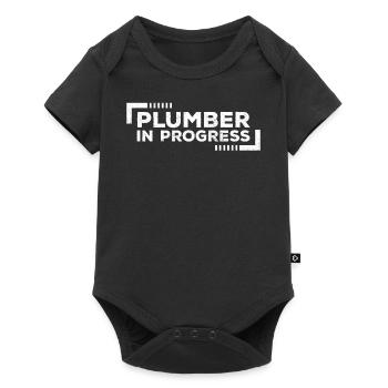 Plombier en cours Futur plombier - Body à manches courtes Premium Bébé - noir - Devant