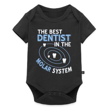 The Best Dentist In The Molar System T-Shirt - Baby Premium short-sleeve bodysuit - black - Front