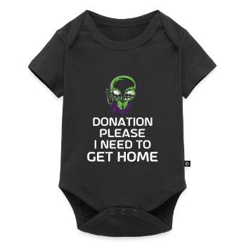 Alien Geschenk Außerirdische Ufo Area 51 Sci-fi - Baby Premium Kurzarmbody - Schwarz - Vorne