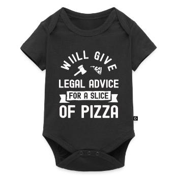 Lawyer Gift Court Law Lawyer Judge Justice - Baby Premium short-sleeve bodysuit - black - Front