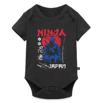 Ninja Gift Karate Ninjutsu Judo Samurai Japan - Baby Premium short-sleeve bodysuit - black - Front