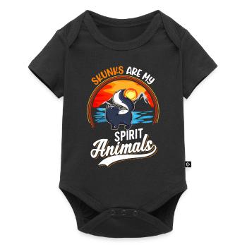 Skunks are my spirit animals Skunk - Baby Premium short-sleeve bodysuit - black - Front