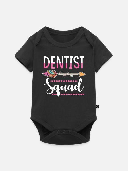 Zahnärtzin Gruppe - Baby Premium Kurzarmbody - Schwarz