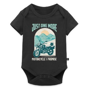 Juste une moto de plus que je promets Motocycliste B - Body à manches courtes Premium Bébé - noir - Devant