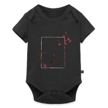 Cherry Blossoms Spring Japan Nature - Baby Premium short-sleeve bodysuit - black - Front
