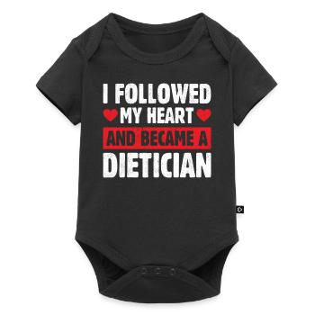 I Followed My Heart And Became Dietician - Baby Premium short-sleeve bodysuit - black - Front