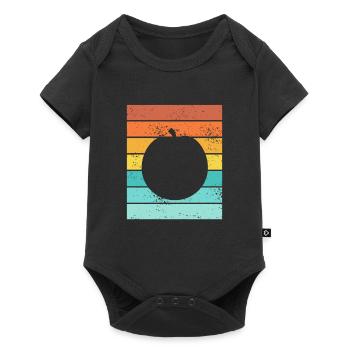 Apricot Fruit Lover Retro Veggie Diet Gift idea - Baby Premium short-sleeve bodysuit - black - Front
