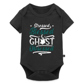 Ghost Hunter Creepy Horror Ghost Hunt Cadeau - Body à manches courtes Premium Bébé - noir - Devant