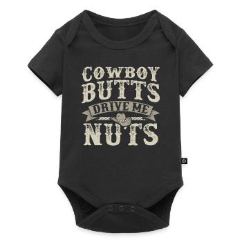 Cowboy Butts Drive Me Nuts Female Western Rodeo - Body à manches courtes Premium Bébé - noir - Devant