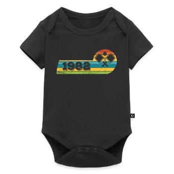 Pickleball-Spieler Jahrgang 1982 Geburtstag Game - Baby Premium Kurzarmbody - Schwarz - Vorne