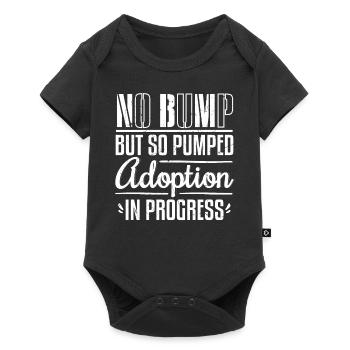 Adoption In Progress - Baby Premium short-sleeve bodysuit - black - Front