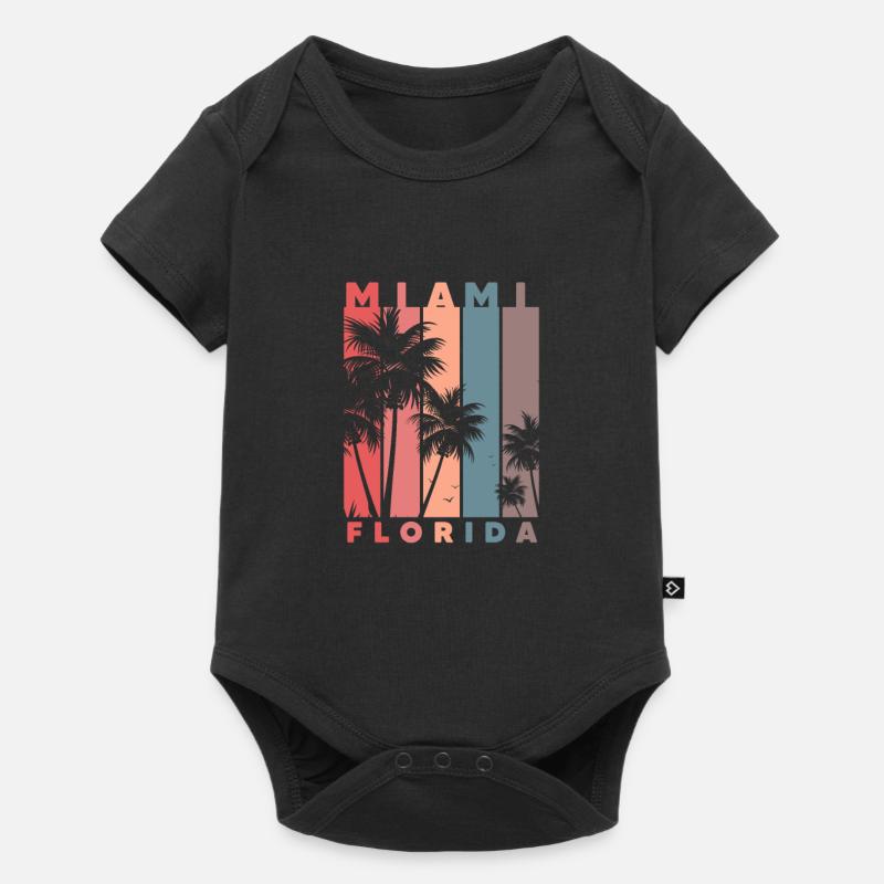 Miami - Body à manches courtes Premium Bébé - noir