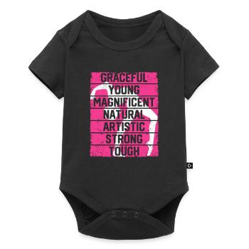 Turner Definition Funny Graceful Young Magnificent - Baby Premium short-sleeve bodysuit - black - Front