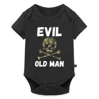Evil old man The Evil Old Man Skull - Baby Premium short-sleeve bodysuit - black - Front