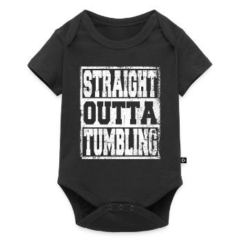 Tumbling en disant drôle - Body à manches courtes Premium Bébé - noir - Devant