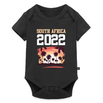 Afrique du Sud 2022 - Body à manches courtes Premium Bébé - noir - Devant