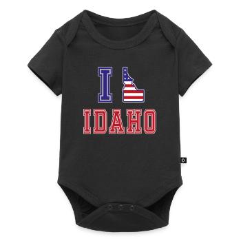 Idaho USA I love Albama - Baby Premium short-sleeve bodysuit - black - Front