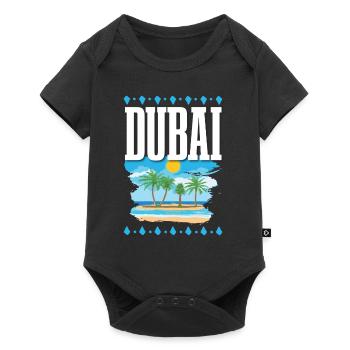 Dubaï - Body à manches courtes Premium Bébé - noir - Devant