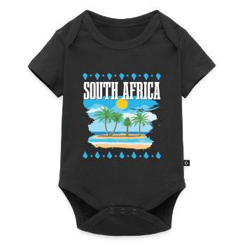Afrique du Sud - Body à manches courtes Premium Bébé - noir - Devant