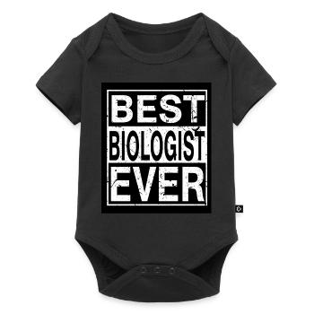 Biologist Best Biologist - Baby Premium short-sleeve bodysuit - black - Front