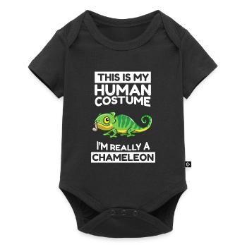 This Is My Human Costume I'm Really A Chameleon - Baby Premium short-sleeve bodysuit - black - Front