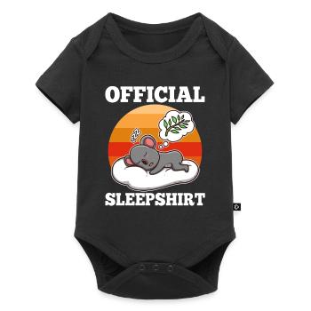 Official Sleeping Shirt Koala - Baby Premium short-sleeve bodysuit - black - Front
