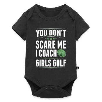 You Dont Scare Me I Coach Girls Golf Funny Coach - Body à manches courtes Premium Bébé - noir - Devant