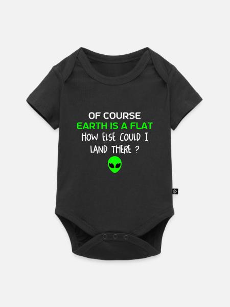 Alien - Baby Premium Kurzarmbody - Schwarz