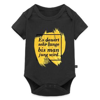Malerei Kunstmaler Bildende Kunst Spruch - Baby Premium Kurzarmbody - Schwarz - Vorne